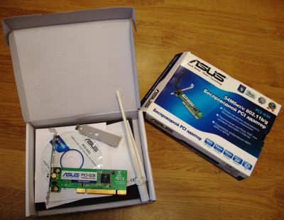 Лот: 4048903. Фото: 1. WiFi адаптер Asus PCI-G31. WiFi, Bluetooth адаптеры