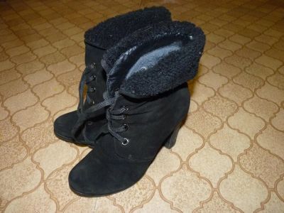 Лот: 7270633. Фото: 1. женские зимние батильоны черные... Сапоги