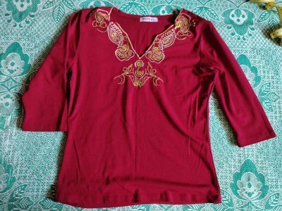 Лот: 25587590. Фото: 1. Кофточка женская трикотаж с вискозой... Блузы, рубашки, водолазки