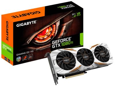 Лот: 17932875. Фото: 1. Gigabyte GeForce GTX 1080 Ti Gaming... Видеокарты