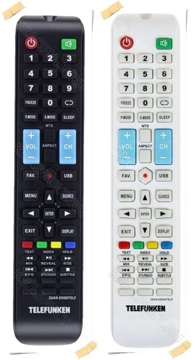 Лот: 15908752. Фото: 1. Пульт TELEFUNKEN 26A9-ED00TELF... Пульты ДУ
