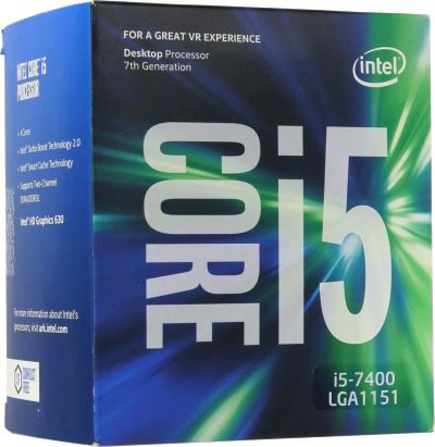 Лот: 10704947. Фото: 1. Процессор Intel Core i5-7400 Kaby... Процессоры