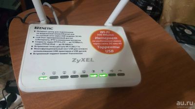 Лот: 9974373. Фото: 1. роутер zyxel wifi. Маршрутизаторы (роутеры)