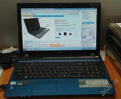 Лот: 2390978. Фото: 1. 15.6" Ноутбук Acer Aspire 5750ZG-B943G32Mnbb. Ноутбуки