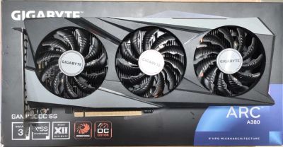 Лот: 25516707. Фото: 1. Видеокарта Intel Arc A380 6GB... Видеокарты