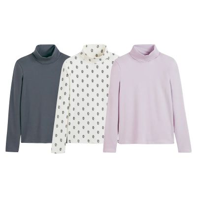 Лот: 24643275. Фото: 1. Комплект из трех водолазок LaRedoute. Футболки, поло, топы, лонгсливы