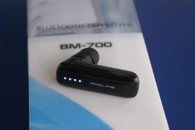 Лот: 4172189. Фото: 1. Bluetooth гарнитура Prolife BM-700. Наушники, гарнитуры