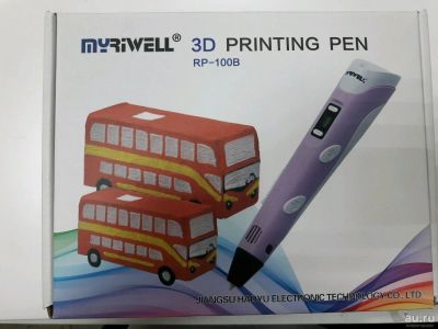 Лот: 13840900. Фото: 1. 3D ручка PR-100B + трафареты... 3D принтеры, 3D ручки и комплектующие