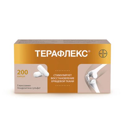 Лот: 23716962. Фото: 1. Терафлекс капс. №200. Лекарства
