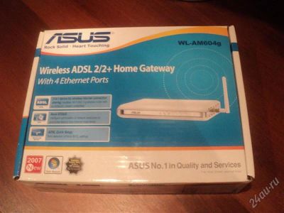 Лот: 1418261. Фото: 1. ADSL WiFi роутер (asus wl-am604g... Маршрутизаторы (роутеры)