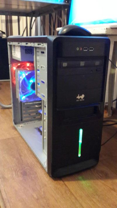 Лот: 7230923. Фото: 1. Системный блок (InWin EC027BL... Компьютеры в сборе