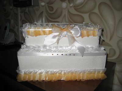 Лот: 4229479. Фото: 1. Красивая свадебная коробка для... Свадебная атрибутика и декор