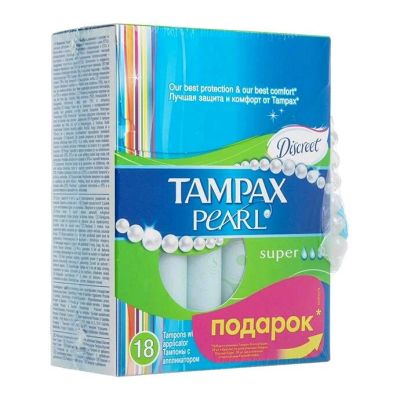 Лот: 11640911. Фото: 1. Tampax Discreet Pearl Тампоны... Средства личной гигиены 