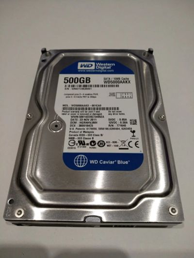 Лот: 19457549. Фото: 1. Жесткий диск Western Digital wd5000aakx. Жёсткие диски (HDD)