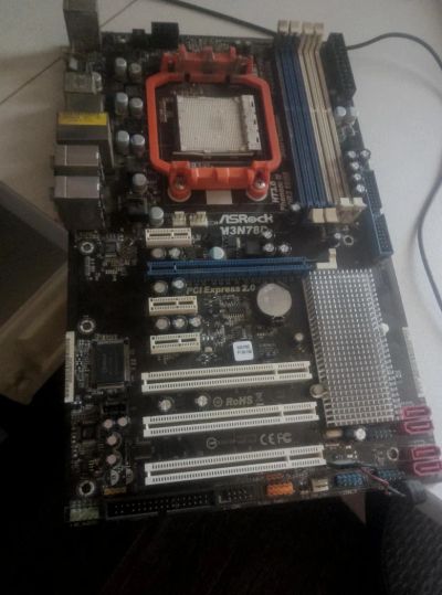 Лот: 11165792. Фото: 1. ASRock m3n78d(не видит винт). Материнские платы