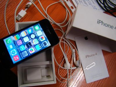 Лот: 5360185. Фото: 1. Iphone 4 32GB!!! Обмен на Ipnone... Смартфоны