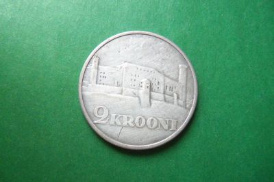 Лот: 16945357. Фото: 1. Эстония 2 кроны 1930 г.,серебро... Страны СНГ и Балтии