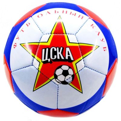 Лот: 8272498. Фото: 1. ЦСКА мяч Эмблема красно-синий. Мячи, ракетки, шайбы, клюшки