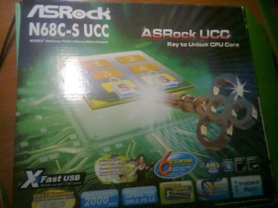 Лот: 6317972. Фото: 1. Материнская плата ASRock N68C-S... Материнские платы