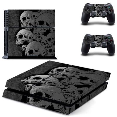 Лот: 10554468. Фото: 1. Виниловая наклейка для PS4 Черепа. Аксессуары для игровых приставок, консолей, геймпады