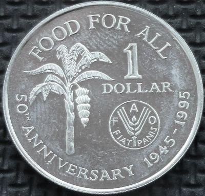 Лот: 6016071. Фото: 1. Тринидад и Тобаго 1 доллар 1995г... Америка