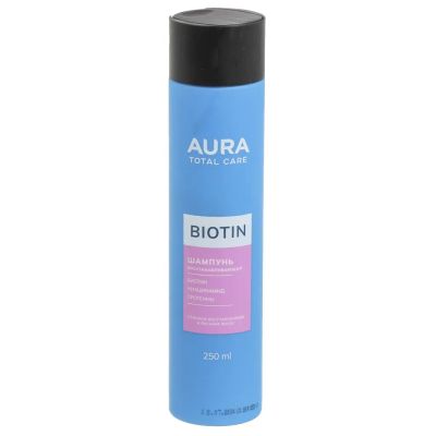 Лот: 25072698. Фото: 1. Шампунь Aura, Total Care, Biotin... Уход за волосами 