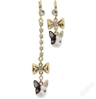 Лот: 1419361. Фото: 1. Серьги Betsey Johnson. Серьги, каффы