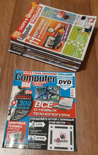 Лот: 14912923. Фото: 1. Журналы "Computer Bild" о компьютерной... Наука и техника