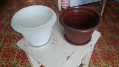 Лот: 9903753. Фото: 1. горшки с поддонами 9 лотом. Кашпо, горшки, вазоны для цветов