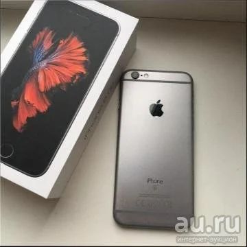 Лот: 13800474. Фото: 1. iPhone 6S 32GB Space Gray+стекло... Смартфоны