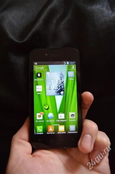 Лот: 2583374. Фото: 1. Стильный смартфон LG OPTIMUS BLACK... Смартфоны
