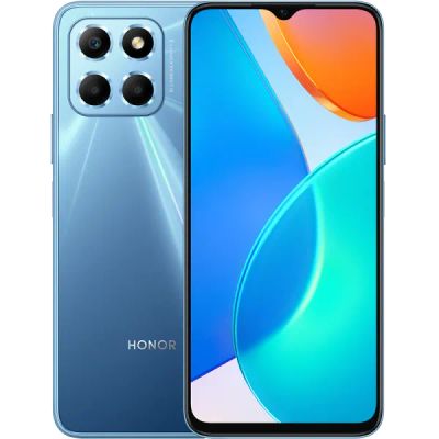 Лот: 22220099. Фото: 1. Смартфон HONOR X6 64GB Синий EAC. Смартфоны