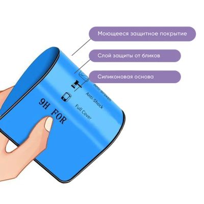 Лот: 16583483. Фото: 1. Защитная плёнка Xiaomi Mi 10/Mi... Защитные стёкла, защитные плёнки