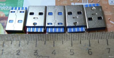 Лот: 15789065. Фото: 1. Разъём (штекер) USB 3.0 9PIN... Разъёмы