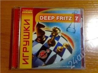 Лот: 138028. Фото: 1. CD диск с игрой Deep Fritz 7... Игры для ПК