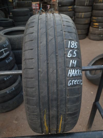 Лот: 23339819. Фото: 1. 1шт. 185-65-14 Nokian Hakka Green... Шины