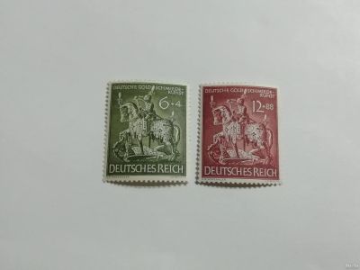 Лот: 17077390. Фото: 1. Германия; Третий Рейх; 1943; марки... Марки
