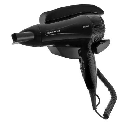 Лот: 24450079. Фото: 1. Фен настенный Brayer BR3021BK. Укладка и стрижка волос, бритьё, эпиляция