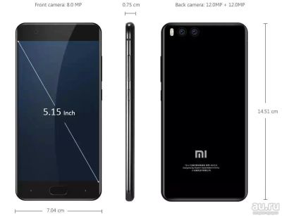 Лот: 10297175. Фото: 1. Новый Xiaomi Mi 6 (Mi6) (64 Гб... Смартфоны