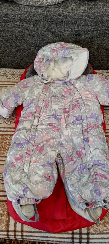 Лот: 25431156. Фото: 1. Зимний комбинезон. Костюмы, пиджаки, комбинезоны