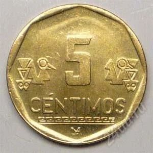 Лот: 1580293. Фото: 1. Перу. 5 сантим 2006г. Америка