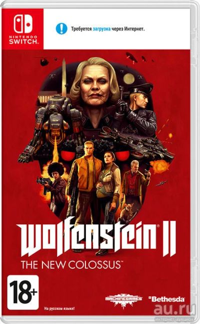 Лот: 13208412. Фото: 1. Wolfenstein II The New Colossus... Игры для консолей