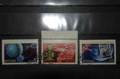 Лот: 3905822. Фото: 1. 1984 25 лет космическоу телевидению... Марки