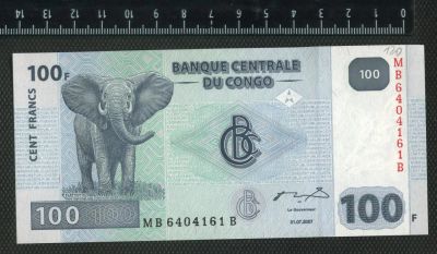 Лот: 10628942. Фото: 1. Конго 100 центов 2007г,(люкс). Африка