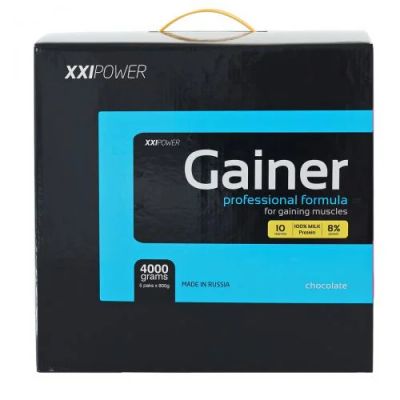 Лот: 7997187. Фото: 1. XXI Gainer 4 кг (гейнер, масса... Спортивное питание, витамины