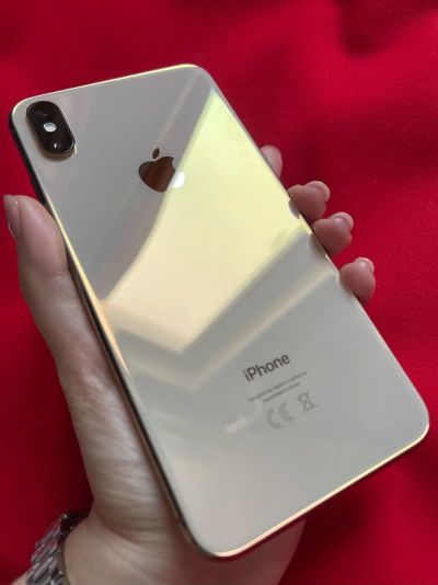 Лот: 16977758. Фото: 1. iPhone XS Max, золото, 256 Gb... Смартфоны
