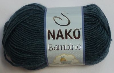 Лот: 11180975. Фото: 1. Пряжа Nako bambino 25%шерсть 75... Ткани, нитки, пряжа