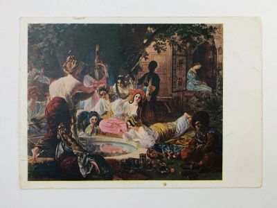 Лот: 23298533. Фото: 1. Брюллов К. П. Бахчисарайский фонтан... Открытки, конверты