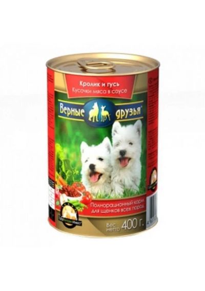 Лот: 5887455. Фото: 1. Консервы Верные Друзья для щенков... Корма