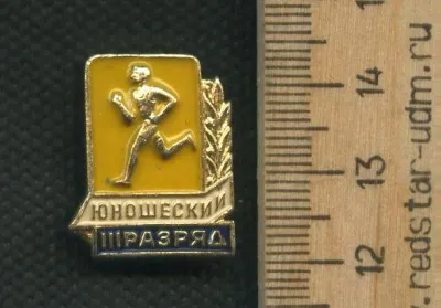Лот: 25601958. Фото: 1. (№9662) значки Юношеский 3 разряд. Другое (значки, медали, жетоны)